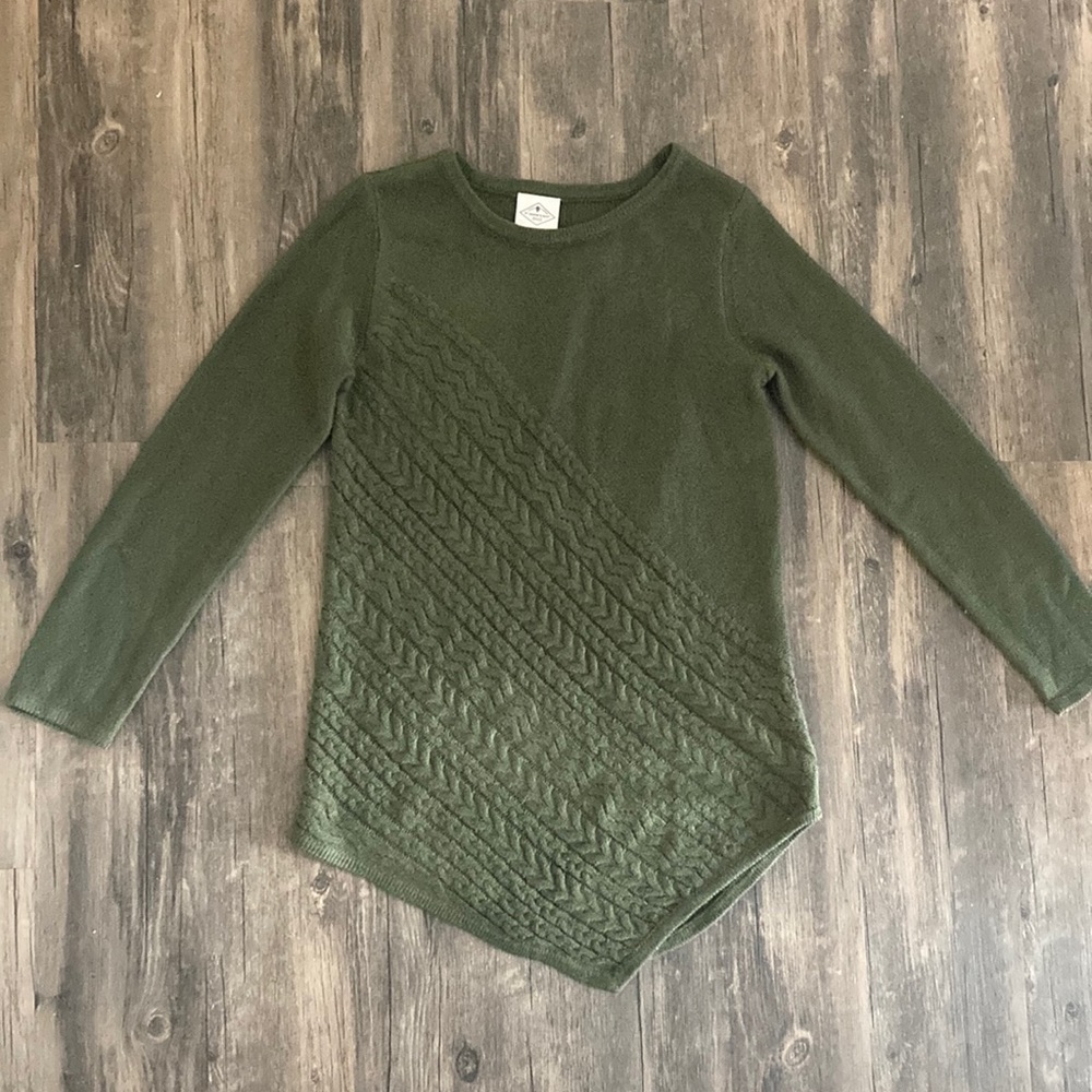Olive green sweater